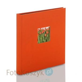 Album Goldbuch Bella Vista pomarańczowy (tradycyjny 60 czarnych stron)