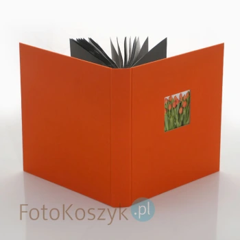 Album Goldbuch Bella Vista pomarańczowy (tradycyjny 60 czarnych stron)
