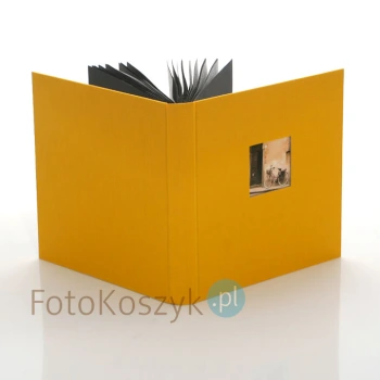Album Goldbuch Bella Vista żółty (tradycyjne 60 czarnych stron)