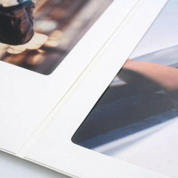 Mini-Album TS Nasz Ślub kwiaty na dwa zdjęcia 15x21 plus zakładka