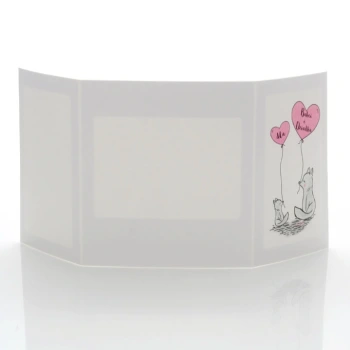 Mini-Album TS dla Babci i dla Dziadka liski zestaw: 2 zdjęcia 15x21 + zakładka na CD