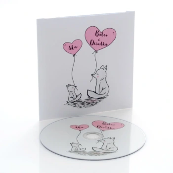 Obwoluta TS dla Babci i dla Dziadka liski (na płytę CD/DVD)