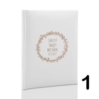 Album dziecięcy na chrzest, urodziny, metryczka do wyboru (wsuwany na 100 zdjęć 10x15)