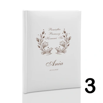 Album komunijny wsuwany na 100 zdjęć 10x15 personalizowany 5 wzorów