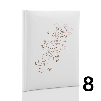Album dziecięcy na chrzest, urodziny, metryczka do wyboru (wsuwany na 100 zdjęć 10x15)