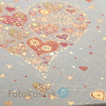 Album Goldbuch Big Heart Rose (tradycyjny 60 białych stron)