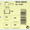 Album Goldbuch Sirio Czarny (tradycyjny 100 czarnych stron)
