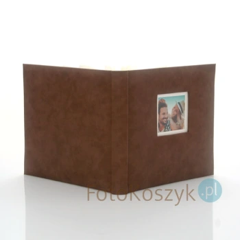 Album z kremową kartą Bekri 2 brązowy (tradycyjny 40 stron)