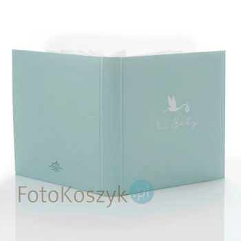 Album dziecięcy na zdjęcia wklejane Goldbuch bocian niebieski (tradycyjny 60 białych stron)