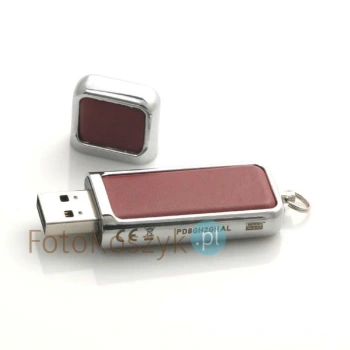Pendrive MG-USB 2.0 brązowa skóra (16GB)