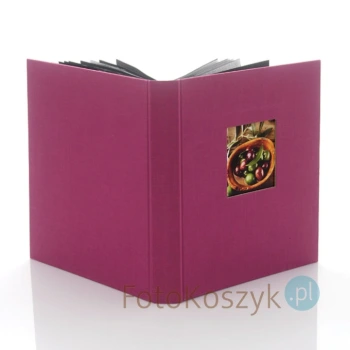 Album Goldbuch Bella Vista wrzosowy (tradycyjny 60 czarnych stron)