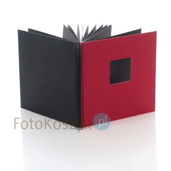 Album Goldbuch Bella Vista spirala czerowny (tradycyjny, 40 czarnych stron)