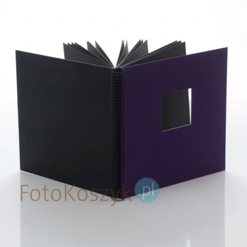 Album Goldbuch Bella Vista spirala fioletowy (tradycyjny, 40 czarnych stron)