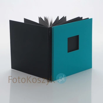 Album Goldbuch Bella Vista spirala turkus (tradycyjny, 40 czarnych stron)