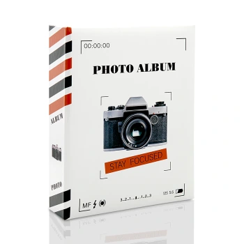 Album na zdjęcia wsuwane Camera Biały na 200 zdjęć 10x15