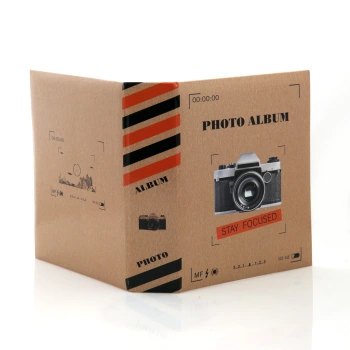 Album na zdjęcia wsuwane Camera Brązowy na 200 zdjęć 10x15