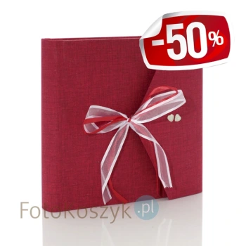 Album Zep Carol Red XXLS (tradycyjny 100 kremowych stron)