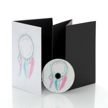Albumik harmonijka Łapacz Snów kolor 10 zdjęć 15x21 płyta DVD czarna karta
