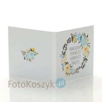 Etui małe TS komunia wianek (na 2 płyty CD/DVD)