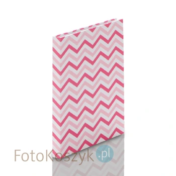 Albumik harmonijka Chevron na 10 zdjęć 13x18 z płytą DVD