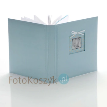 Album Dziecięcy Coccole niebieski (tradycyjny 80 białych stron)