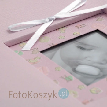 Album Dziecięcy Coccole różowy (tradycyjny 80 białych stron)