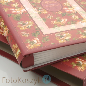 Album Arras czerwony z Pudełkiem (500 zdjęć 10x15)
