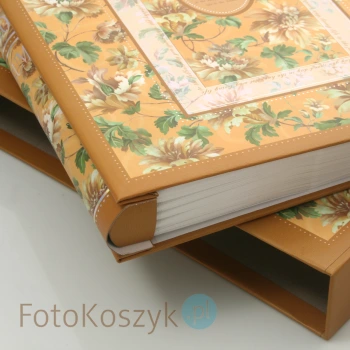 Album Arras pomarańczowy z Pudełkiem (500 zdjęć 10x15)