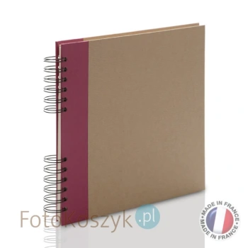Album Panodia Kraft czerwony (tradycyjny 60 kremowych stron)