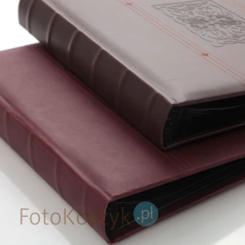Album Line wiśnia XL (tradycyjny 60 czarnych stron)