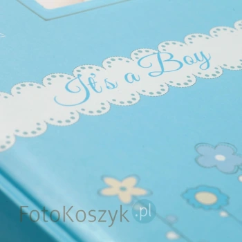 Dziecięcy album na zdjęcia Bambini niebieski XL (tradycyjny 100 kremowych stron)