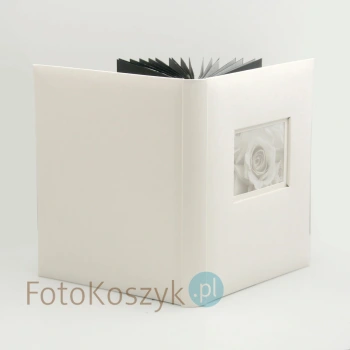 Album ślubny Gedeon Love white (tradycyjny 40 czarnych stron)