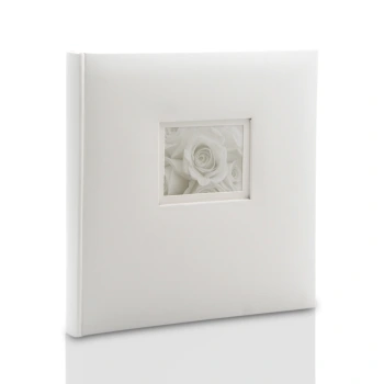 Album wklejany Love white kwadratowy (tradycyjny 20 czarnych stron)