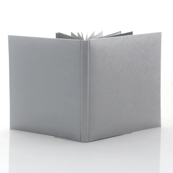 Album wklejany Clean silver mały (tradycyjny 40 czarnych stron)