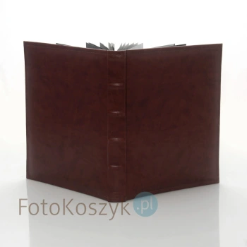 Album na zdjęcia wklejane Gedeon Delux brąz (40 czarnych stron)