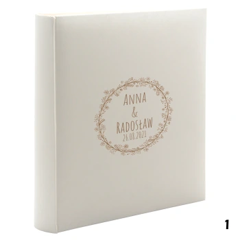 Album ślubny, wsuwany, 500 zdjęć 10x15, personalizowany, 12 wzorów do wyboru