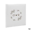 Album ślubny wklejany 30 kremowych stron, personalizowany, 12 wzorów do wyboru