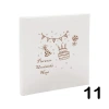 Album dziecięcy na chrzest, urodziny, metryczka do wyboru, wklejany, 30 kremowych stron, personalizowany, 12 wzorów