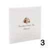 Album dziecięcy na chrzest, urodziny, metryczka do wyboru, wklejany, 30 kremowych stron, personalizowany, 12 wzorów