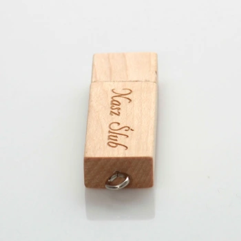 Pendrive Nasz Ślub MG-USB 2.0 jasne drewno (4GB)