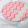 Płyta DVD chevron róż TS (DVD-R 4,7GB 16x)