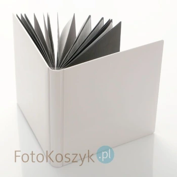 Album introligatorski ER Hand biel mat' XXL (tradycyjny, 20 czarnych stron)