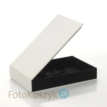 Pudełko na odbitki 15x23 Er Hand biel MAT + miejsce na pendrive