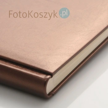 Album introligatorski ER Hnd złoty brąz XXL (tradycyjny, 40 kremowych stron)