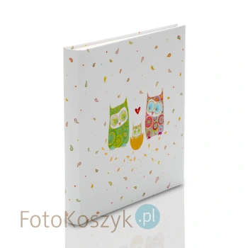 Album dziecięcy Goldbuch Eulenfamilie (tradycyjny 60 kremowych stron)