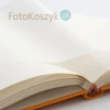 Album Fun mały kwadrat pomarańcz (tradycyjny 40 kremowych stron)