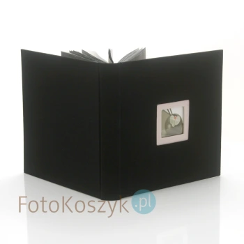Album Walther Black&White mały, czarny (tradycyjny 50 czarnych stron)