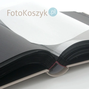 Album wklejany z czarną kartą Fun duży piaskowy (100 stron)