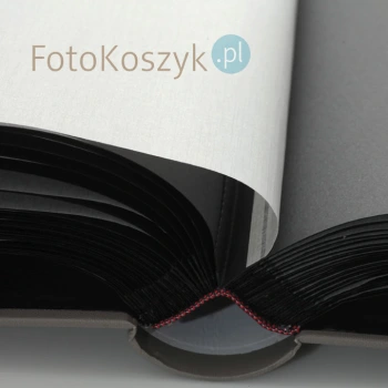 Album wklejany z czarną kartą Fun duży szary (100 stron)