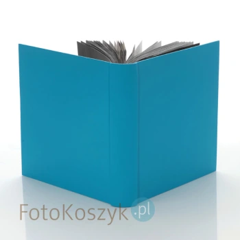 Album wklejany z czarną kartą Fun duży niebieski (100 stron)